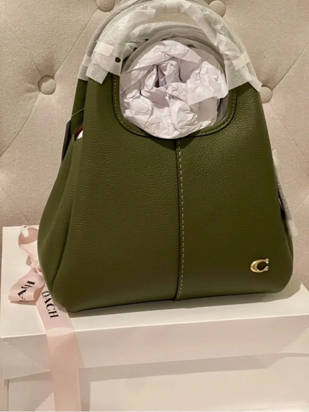 Coach Lana 23 Shoulder /Crossbody Bag In Olive NWT